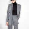 Amalia Blazer in Virgin Wool Cool Grey - ELENA NANCU