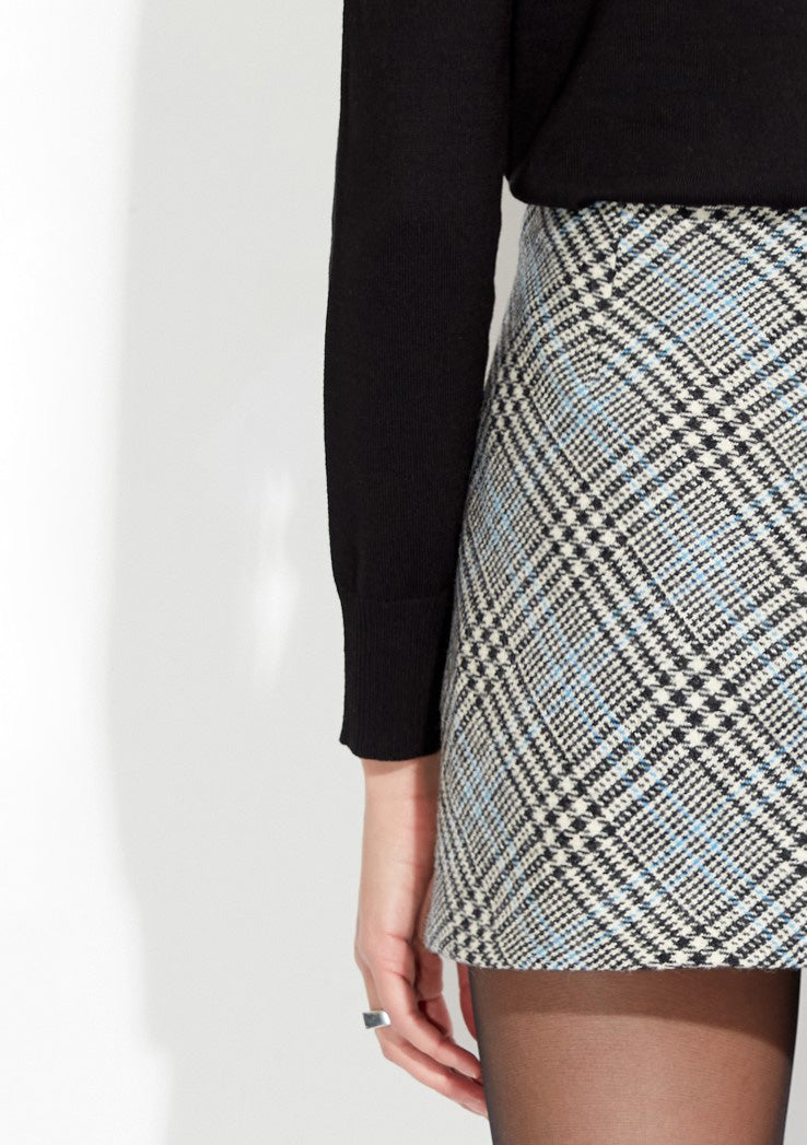 Audrey skirt in Prince of Wales Check