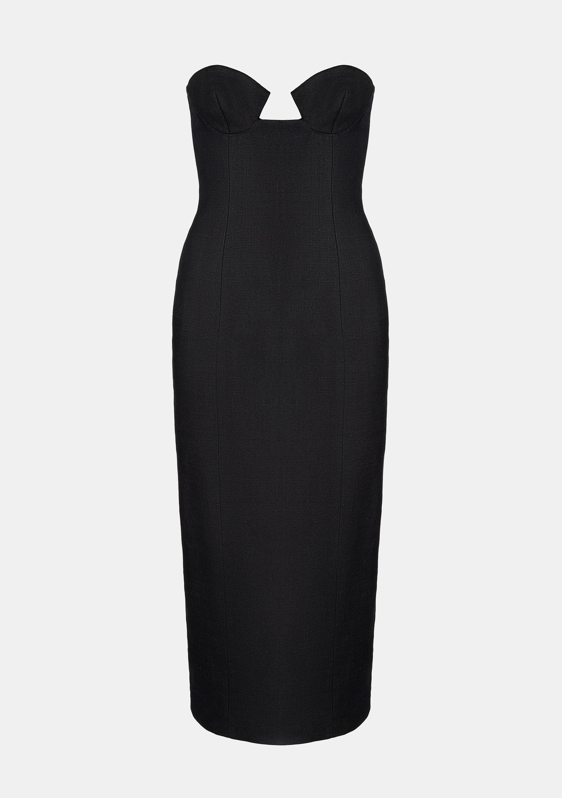 Grace Dress in Linen Black