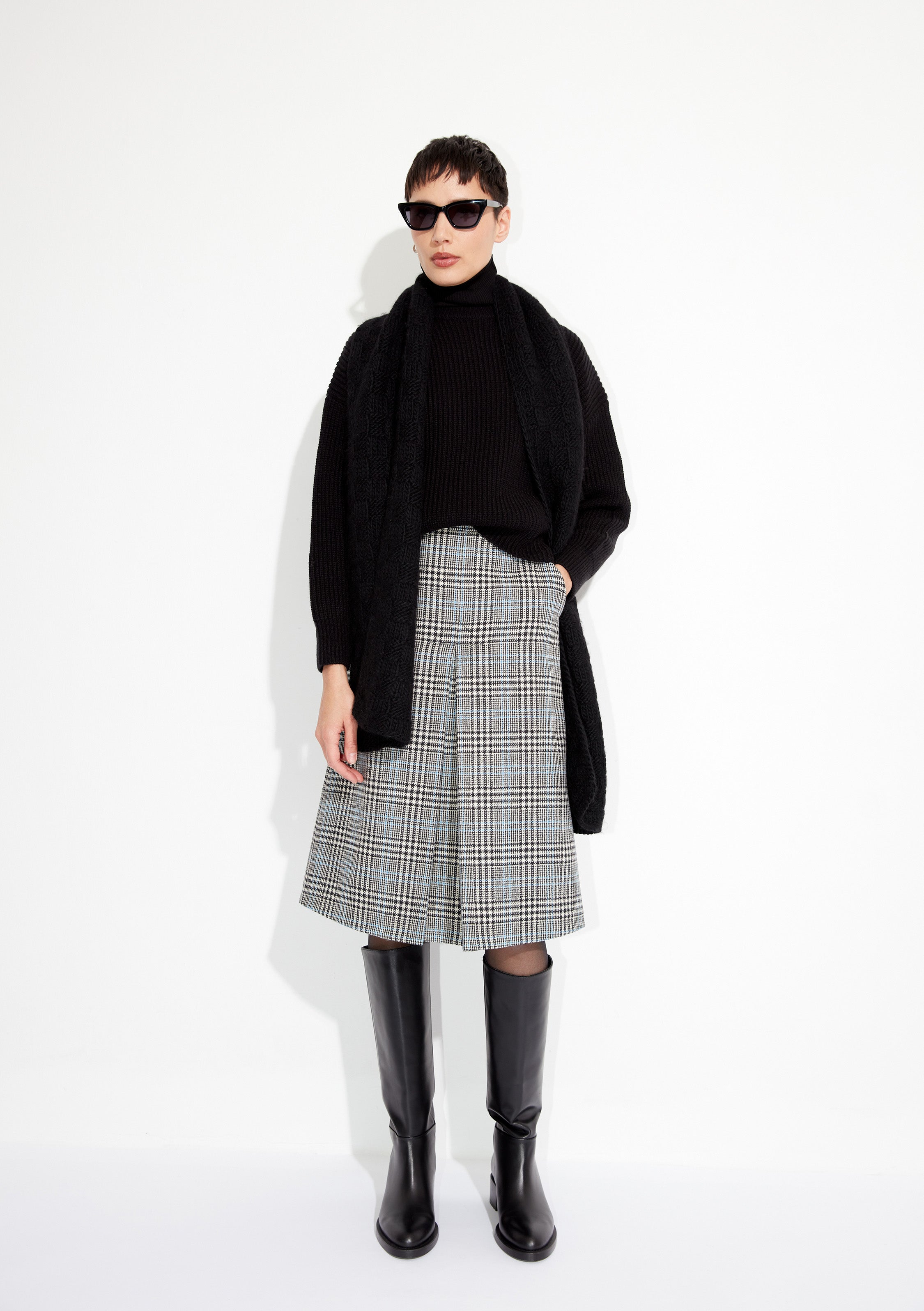 Laura Skirt in Prince of Wales Check