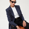 Bella Blazer in Cotton Gabardine Petrol Blue - ELENA NANCU
Bella Blazer in Baumwollgabardine Petrol Blau - ELENA NANCU