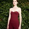 Eva Corsage in Wool Crepe Bordeaux - ELENA NANCU
Eva Korsage in Schurwollkrepp Bordeaux - ELENA NANCU