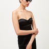 Lauren Dress in Satin Black - ELENA NANCU
Lauren Kleid n Satin Schwarz - ELENA NANCU